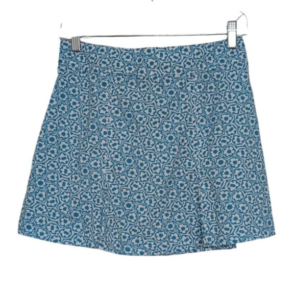 Rip Skirt Floral Wrap Skirt Womens Size XS Blue Stretch Adjustable Activewear - Picture 6 of 11